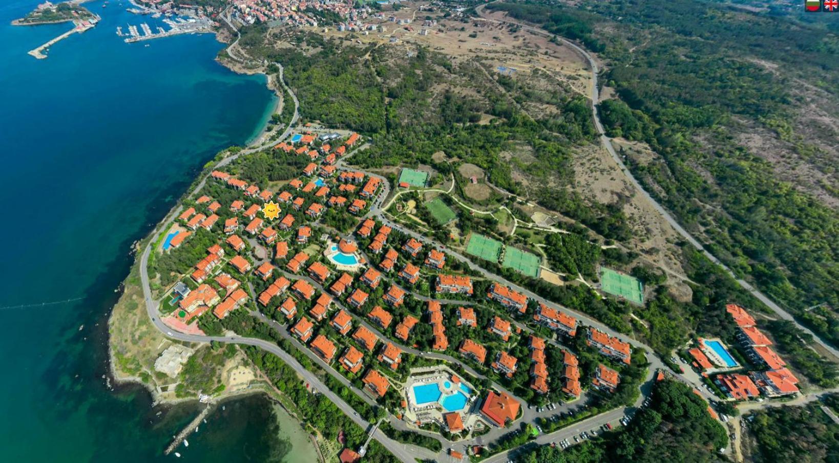 Aj Apartment 1 With Pool View, Santa Marina Holiday Village, Sozopol Exterior photo